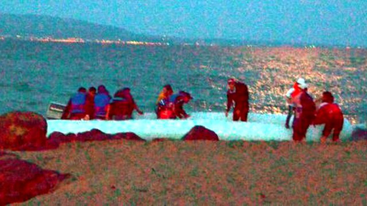 Bodrum\'da 3 Kaçak Grubunun Umuda Yolculuğu Kamerada