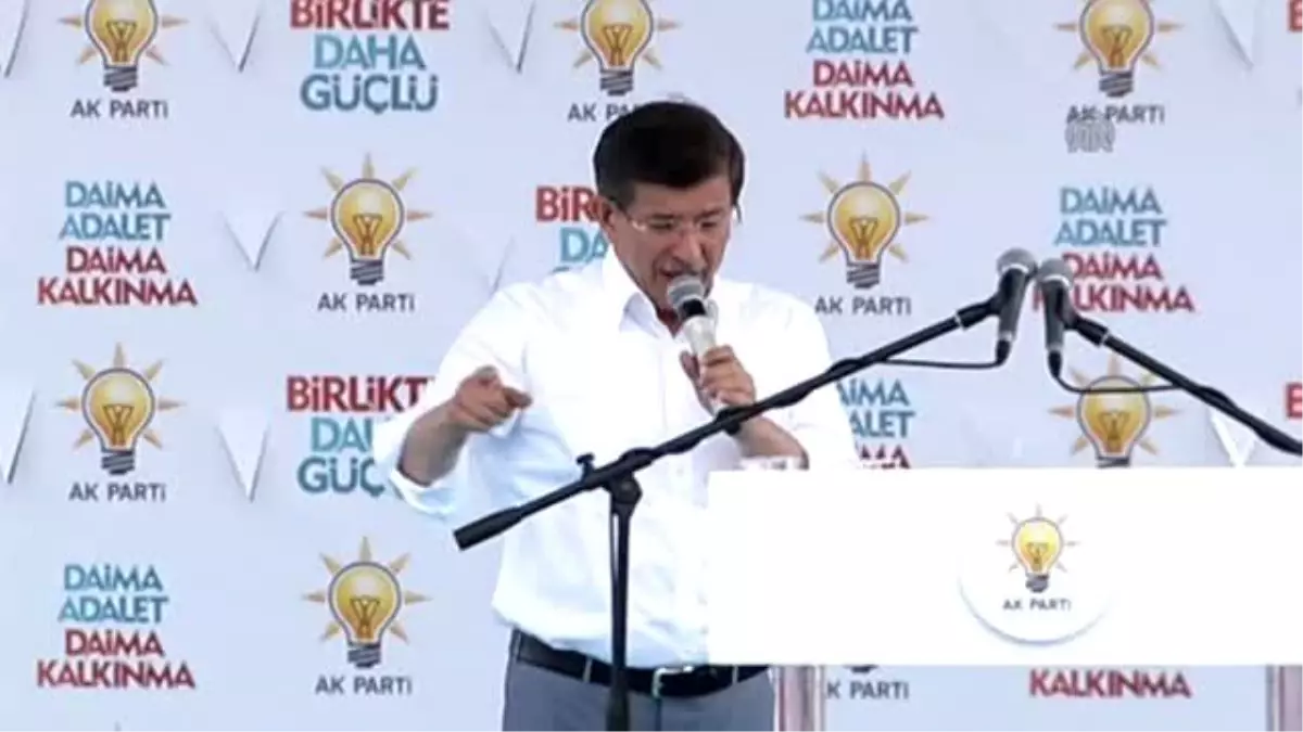 Davutoğlu: "Su Taşkınlarından Dolayı Herhangi Bir Mağduriyete İzin Vermeyeceğiz"