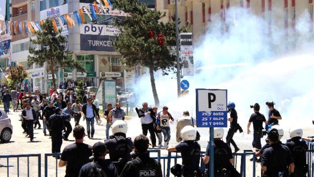 Erzurum\'da Hdp Gerginliği