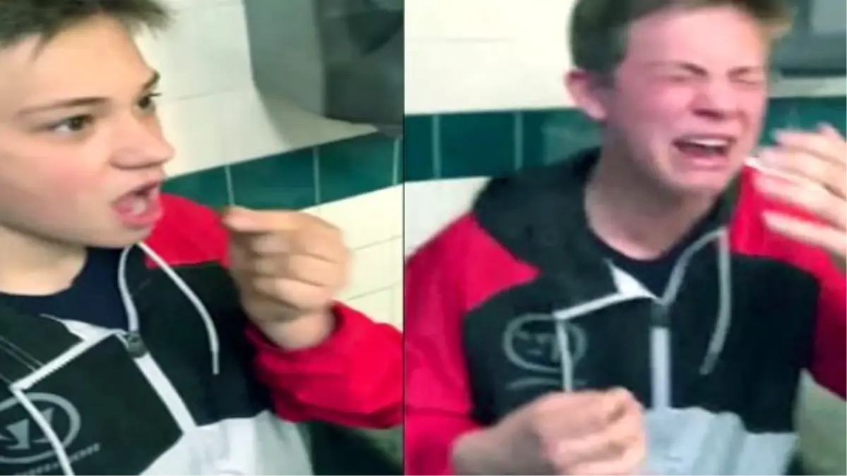 İlk Kez Acı Biber Yiyen Çocuk Yardım Çığlıkları Attı