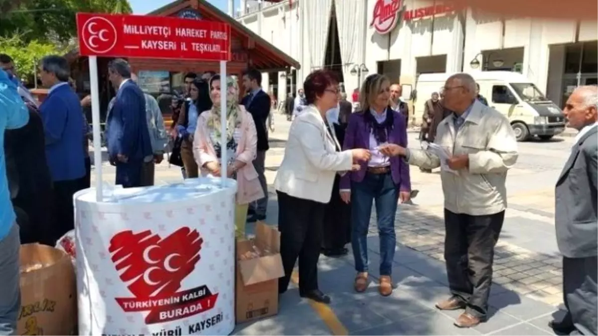 MHP Kayseri Kadın Kolları Başkanı Açıklaması