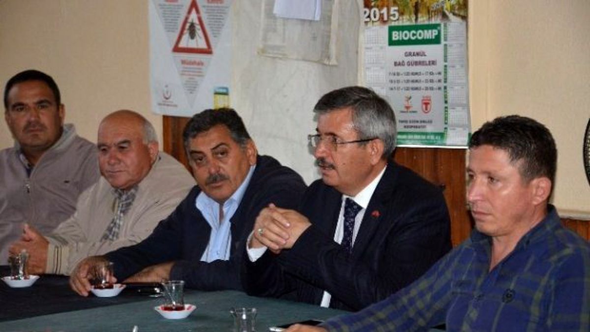 MHP\'li Balkız\'dan Bağları Zarar Gören Çiftçiye Ziyaret