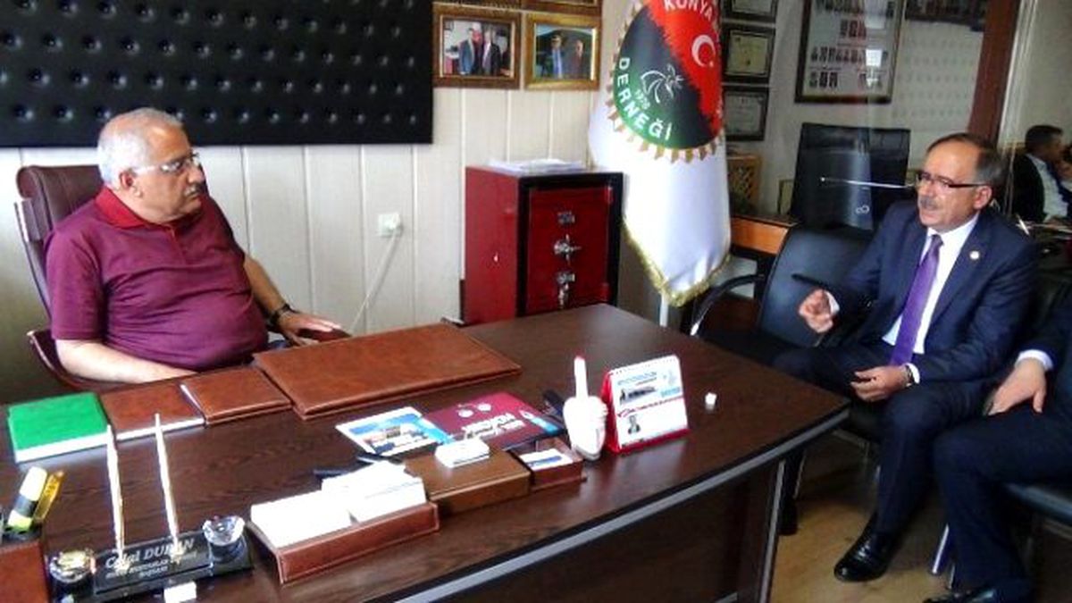 MHP\'li Kalaycı\'dan Muhtarlar Derneği\'ne Ziyaret