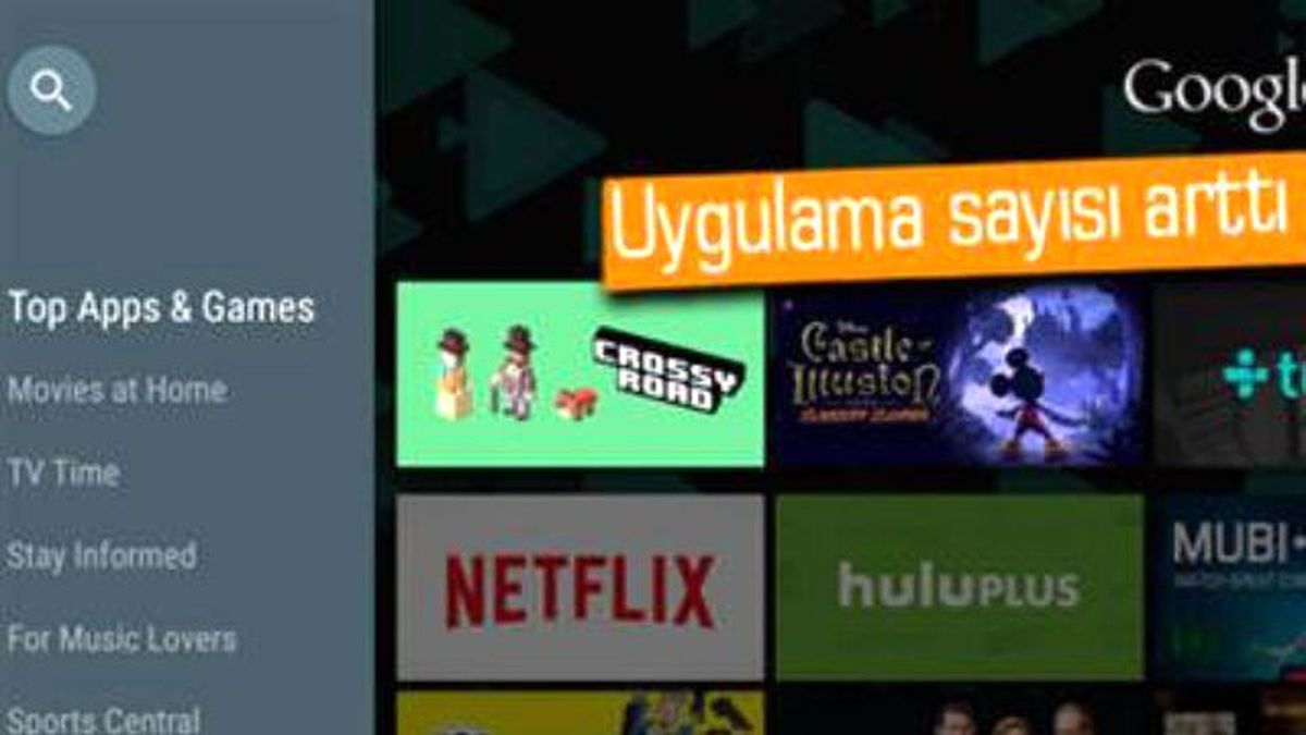 Android Tv\'ye 600 Yeni Uygulama Geldi