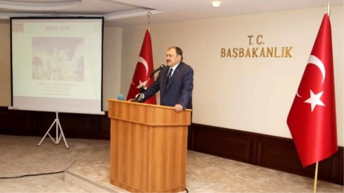 Bakan Eroğlu, Başbakanlık Ofisinde İzmir Projelerini Tanıttı