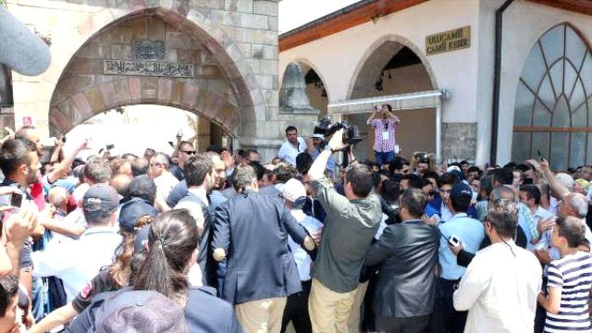 Kahramanmaraş\'ta Davutoğlu İzdihamı