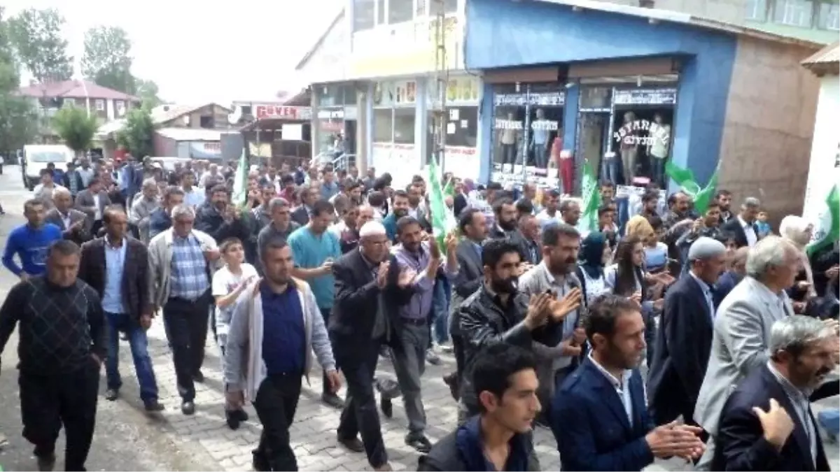 Varto\'da Bingöl Saldırısı Protesto Edildi