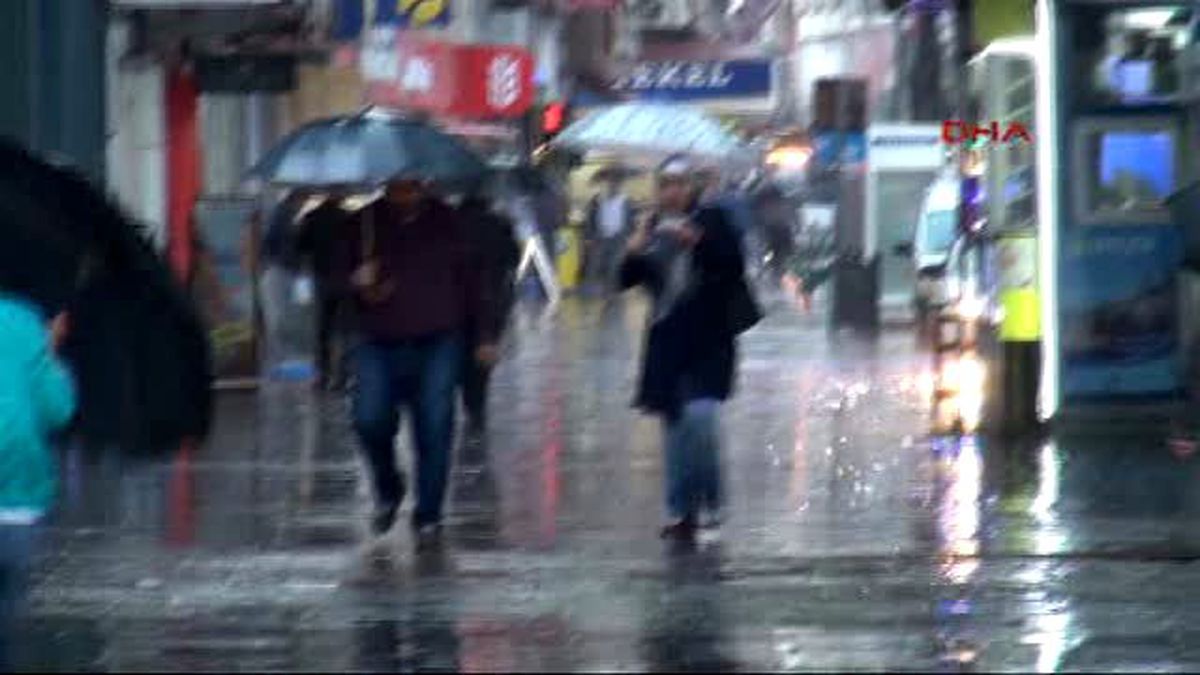 Zonguldak'ta Yağmur Etkili Oldu