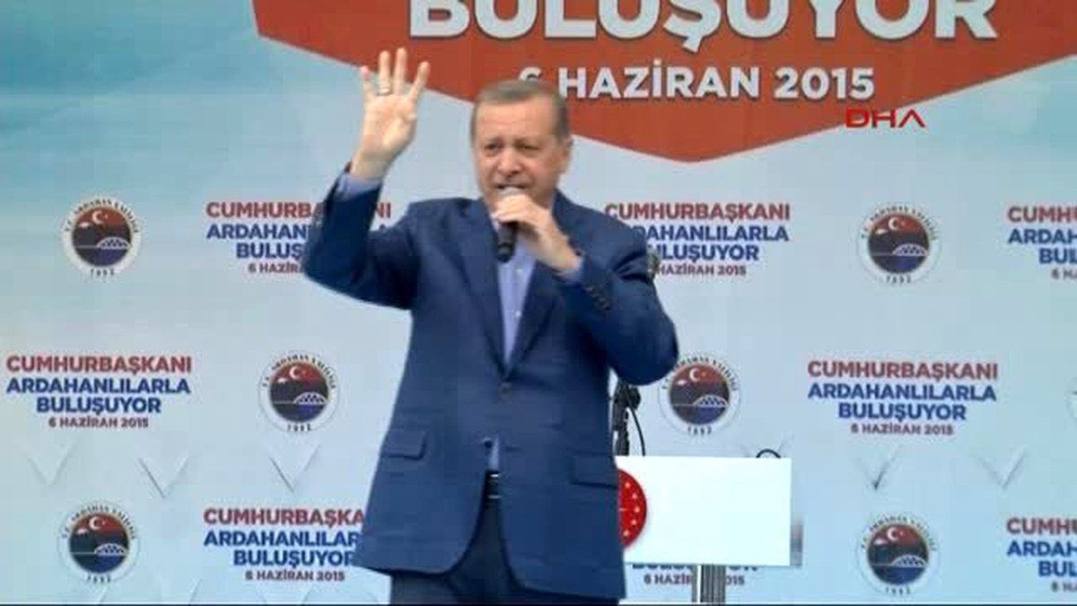 Ardahan - Cumhurbaşkanı Erdoğan Ardahan\'la Halka Hitap Etti 6