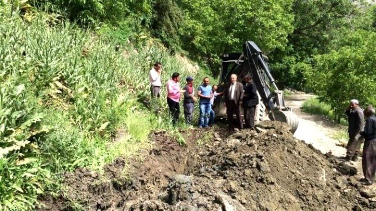 Durankaya\'da Başlatılan Kanalizasyon Çalışmaları Devam Ediyor