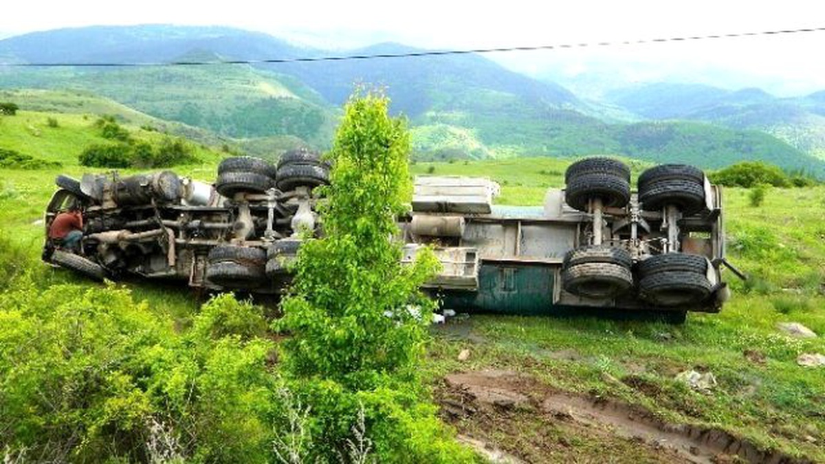 En Çok İran Tır\'ları Kaza Yapıyor