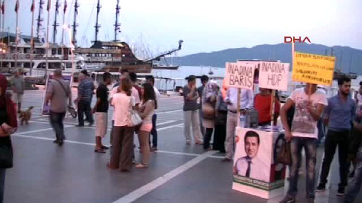 Muğla - Hdp\'den Saldırı İçin \'Sessiz Eylem\'
