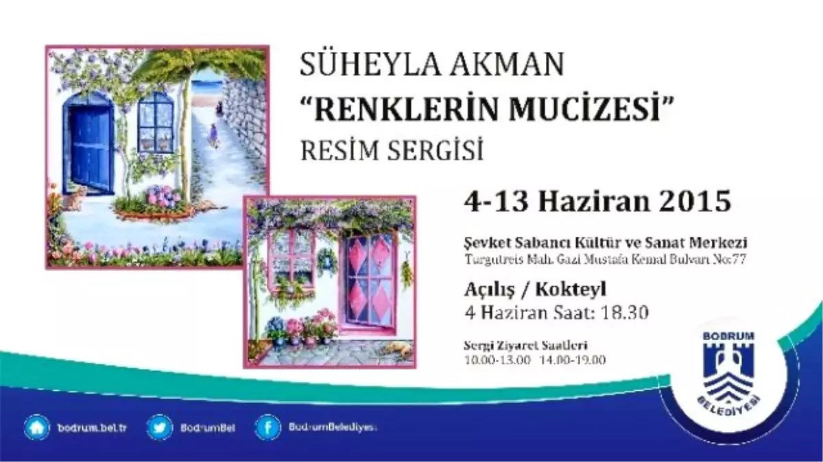 Süheyla Akman\'dan "Renklerin Mucizesi" Resim Sergisi