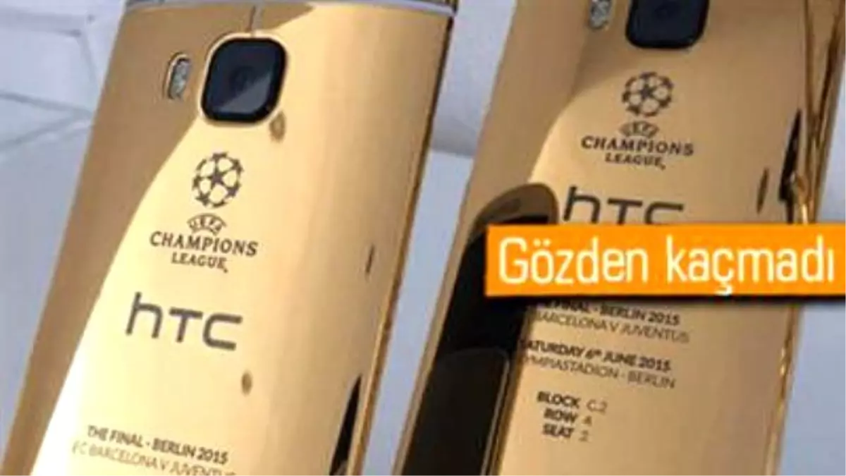 Htc, Altın One M9\'un Tanıtım Fotoğrafını İphone 6 ile Çekmiş