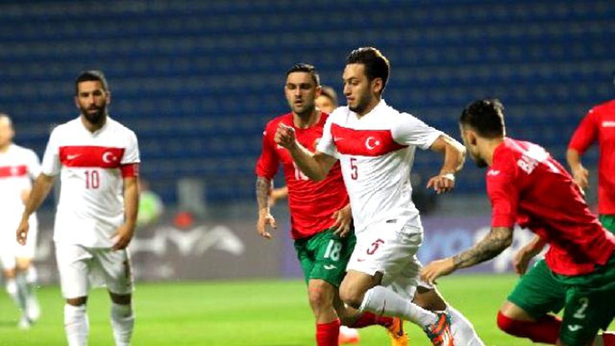 A Milli Futbol Takımı, Özel Maçta Bulgaristan\'ı Farklı Yendi