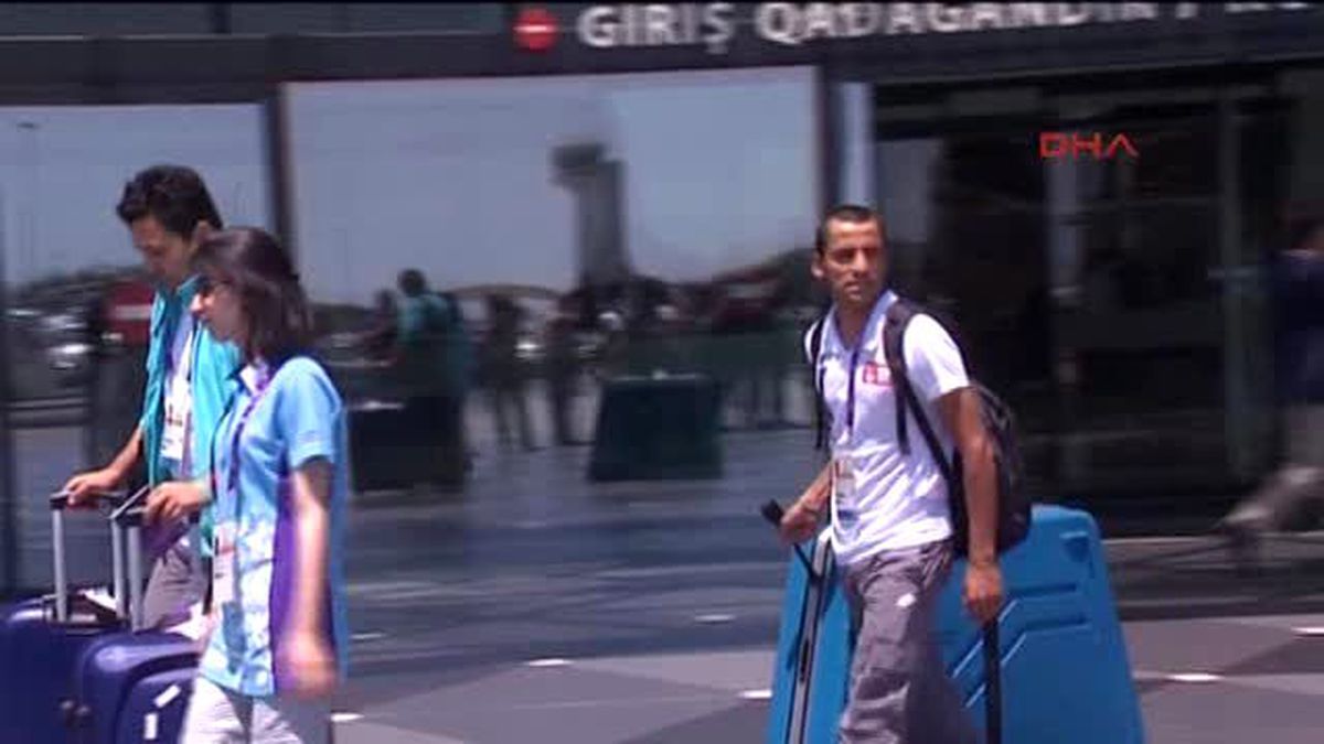 Avrupa Oyunları\'nda Mücadele Edecek İlk Türk Sporcu Kafilesi Bakü\'de