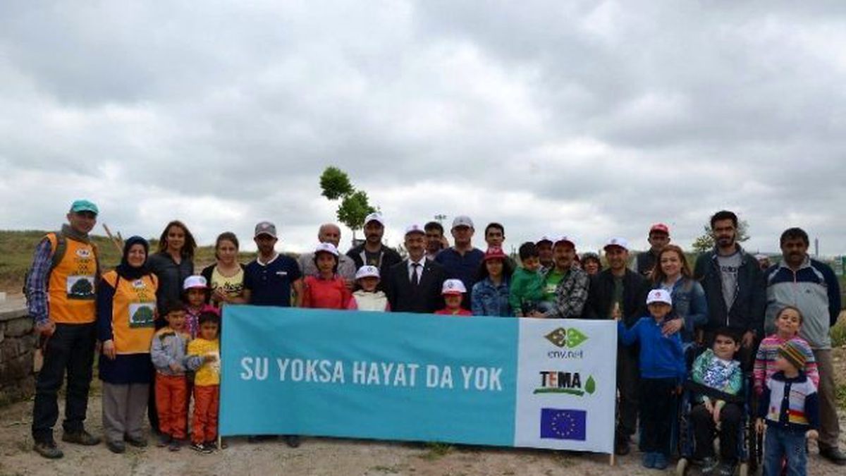 Bünyan Belediyesi Tema Vakfıyla Birlikte Ağaç Dikimi Gerçekleştirdi