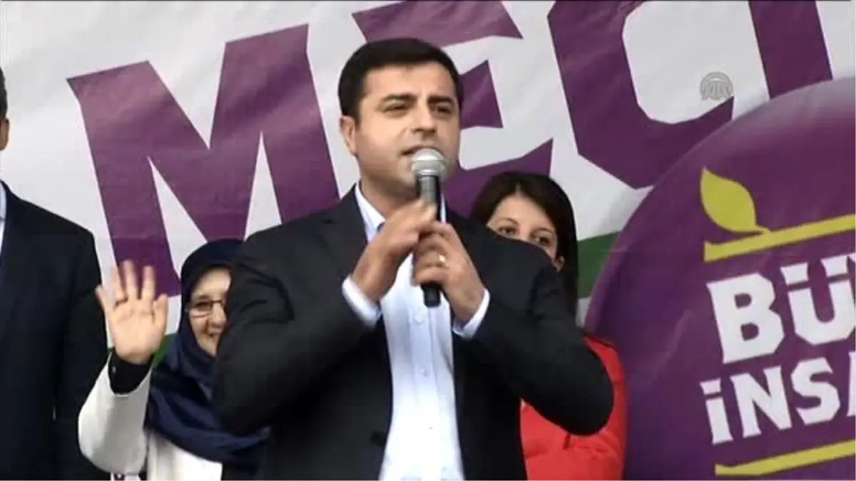 Hdp Eş Genel Başkanı Demirtaş