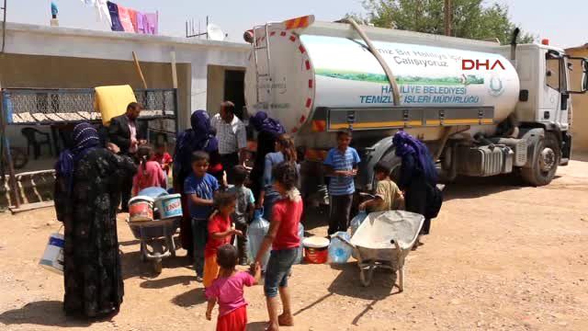 Şanlıurfa - Fırtına Mağdurlarına Tankerle Su Desteği
