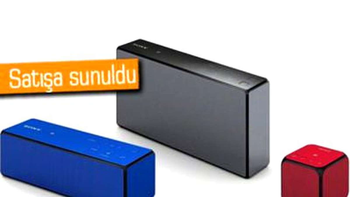Sony\'den 3 Yeni Taşınabilir Hoparlör
