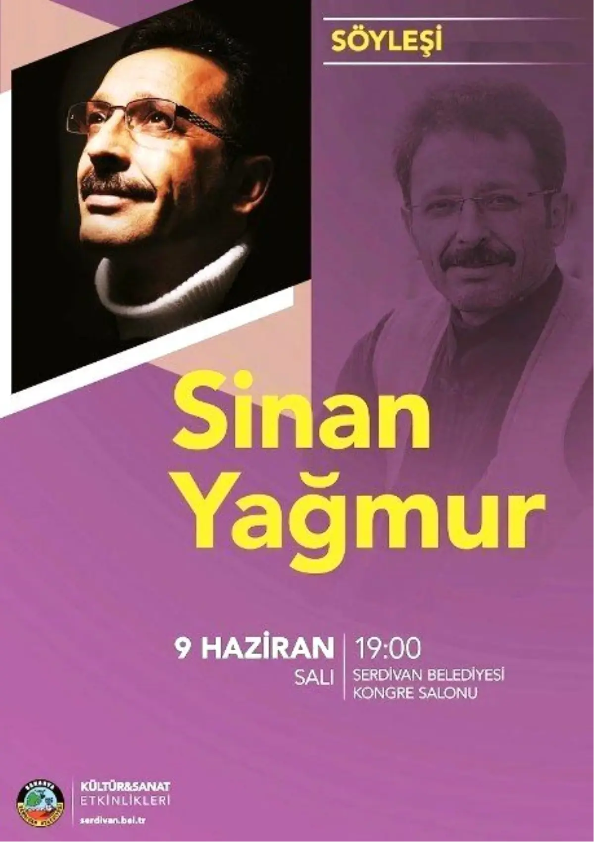 Yazar Sinan Yağmur Serdivan\'a Geliyor