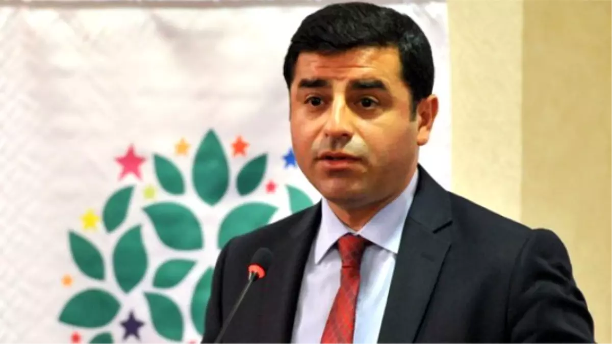 Demirtaş: Kaybedince Saraylara Kapanmanın Alemi Yok