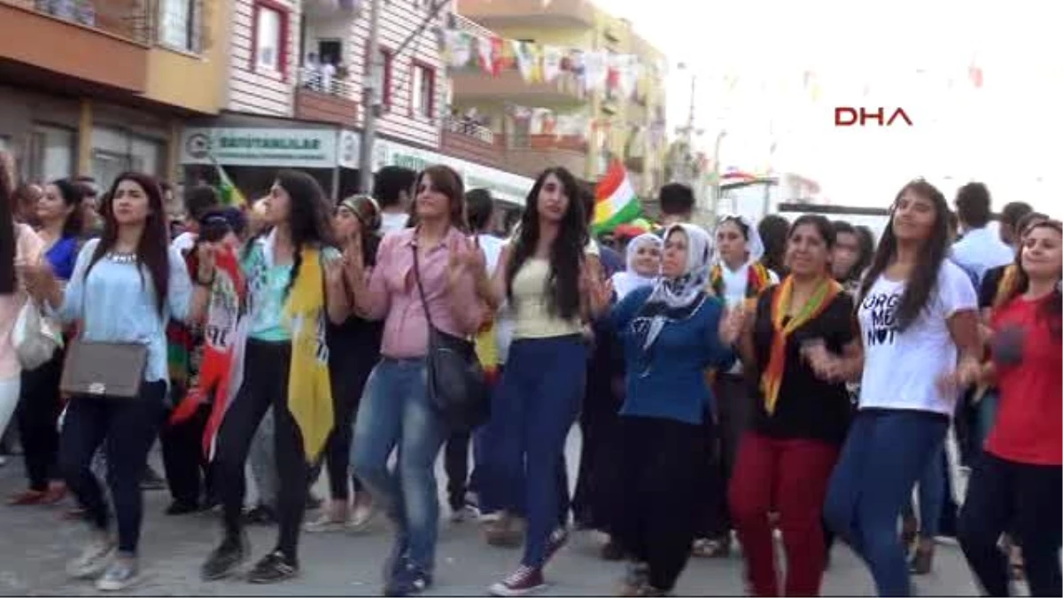 Mersin\'de Türk Bayraklı HDP Kutlaması