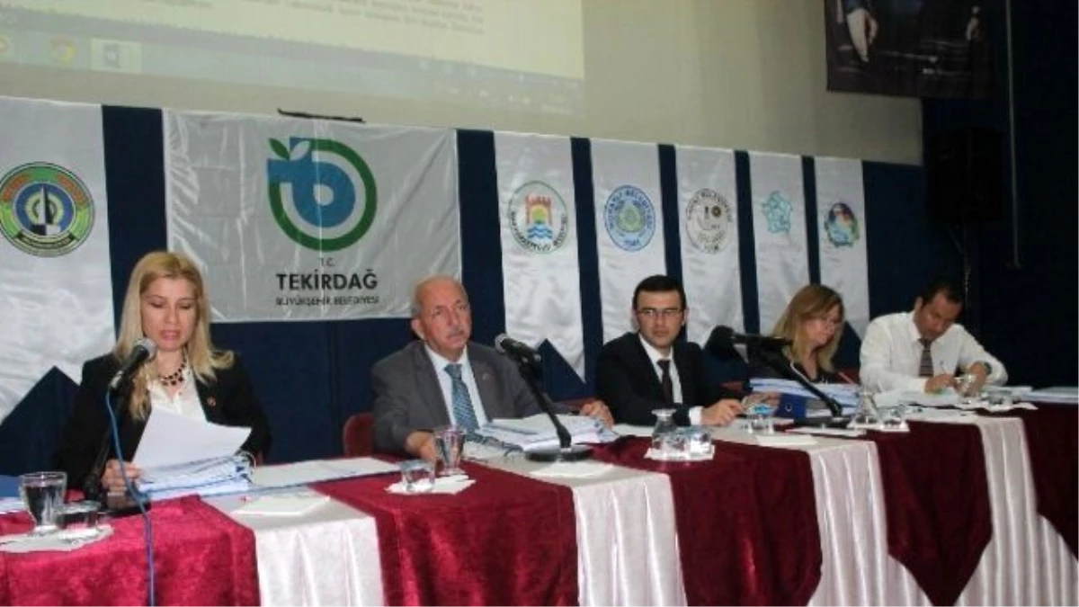 Tekirdağ Büyükşehir Belediyesi Haziran Ayı Meclis Toplantısı Yapıldı