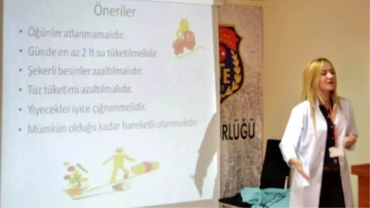 Tutuklulara Yönelik Sağlıklı Beslenme Semineri Düzenlendi