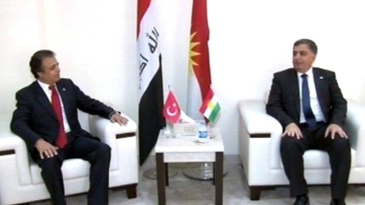 Azizoğlu, Kürdistan Bölge Yüksek Öğretim Bakanı Yusuf Goran ile Görüştü