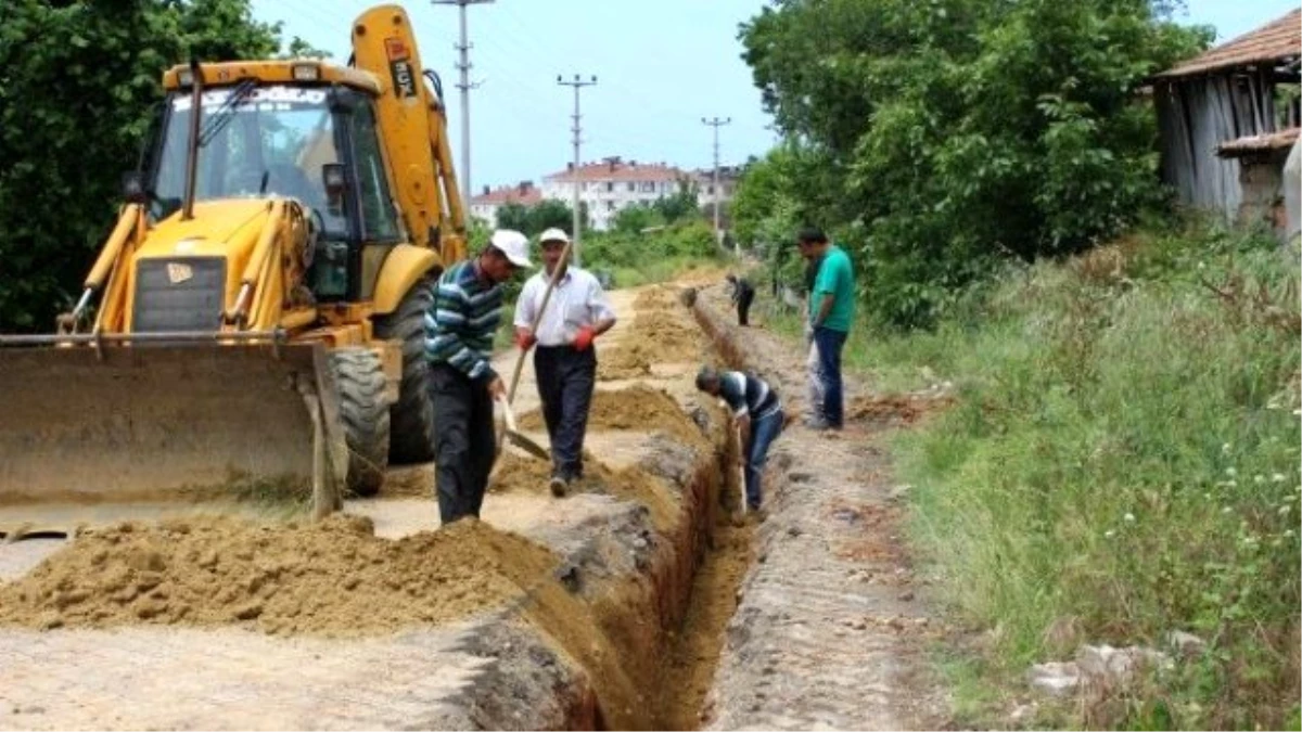 Doğalgaz Çalışmalarına Başlandı