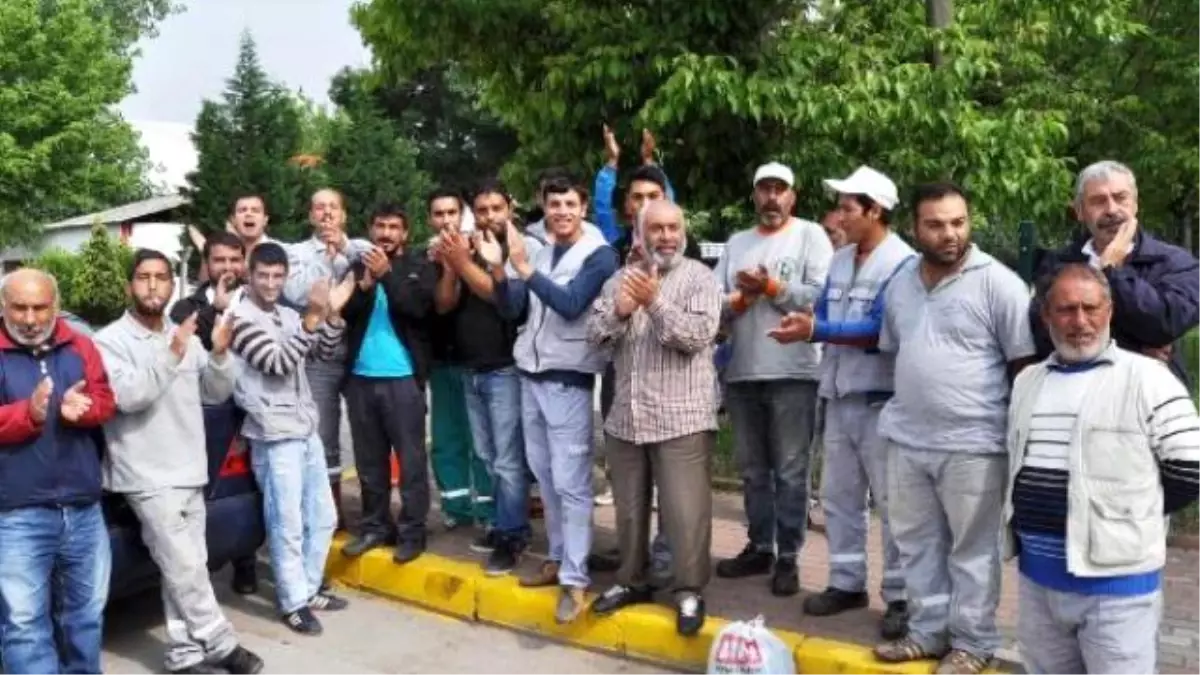 \'Toplum Yararına Program\' Kapsamında Çalışmaları Sone Eren İşçilerden Protesto