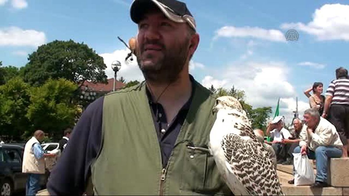 Bulgaristan'da Avcıların Protestosu