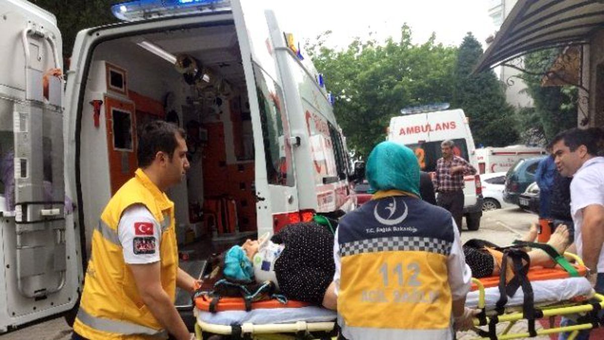 Dut Ağacından Düşen Kadın Yaralandı