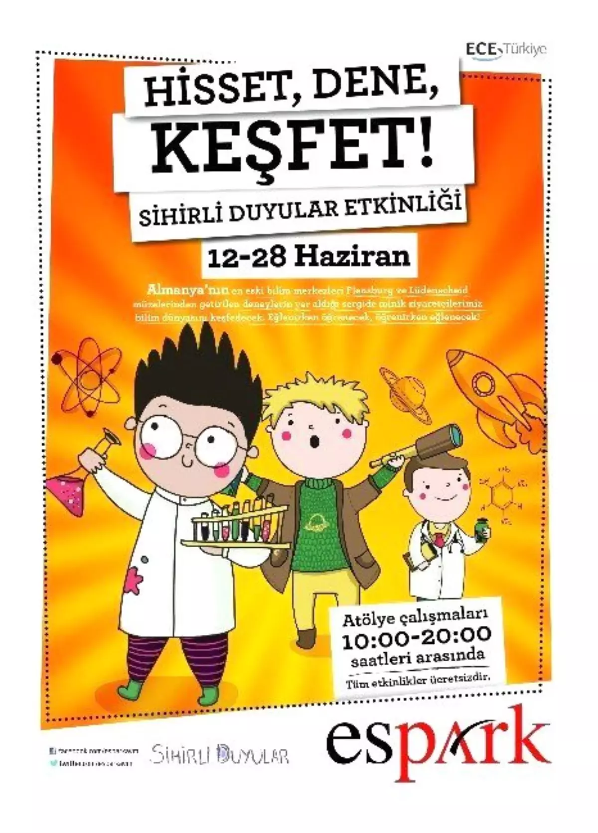 Hisset Dene Keşfet' Sihirli Duyular Etkinliği Espark'ta