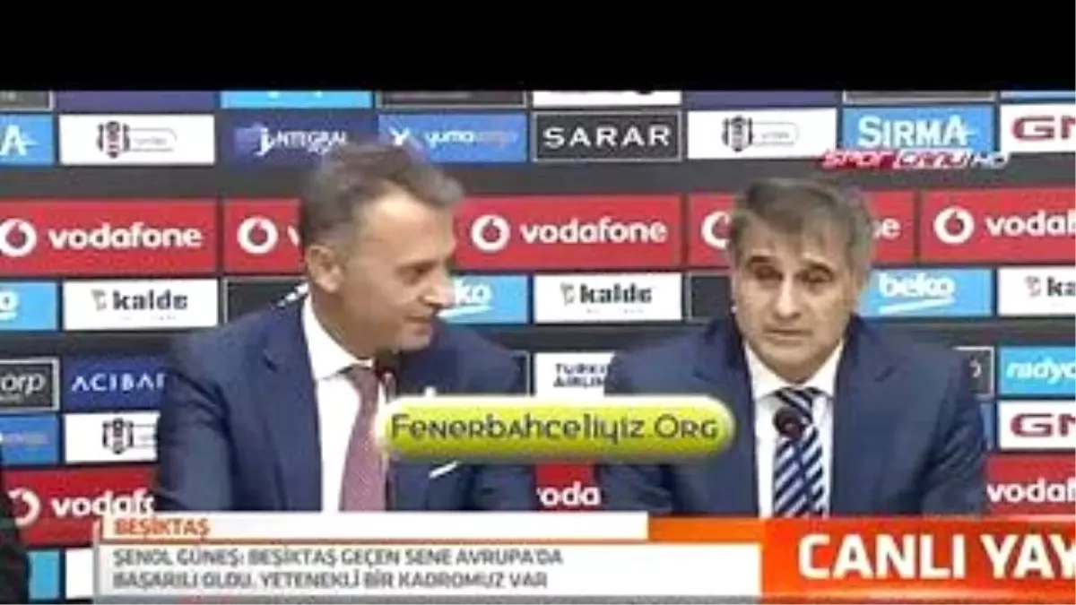 Şenol Güneş; "Hayalim, Bir Kez Olsun Şampiyonluk Sevinci Yaşamak!" | 11 Haziran 2015