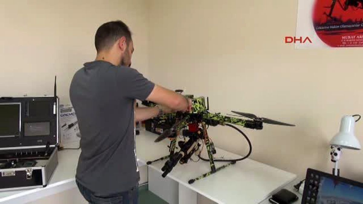 Sivas Mühendislik Öğrencisi Silahlı İnsansız Hava Aracı Yaptı