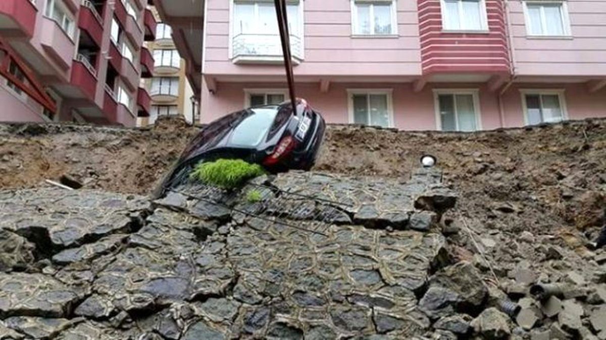 Trabzon\'da Heyelan