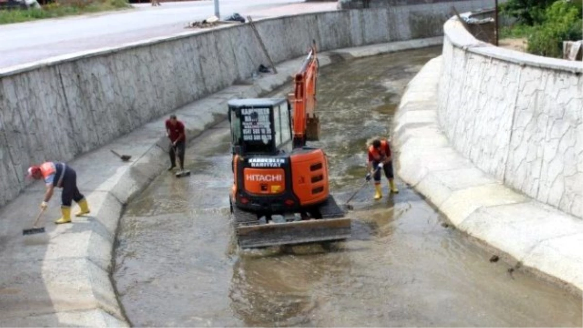 Akçakoca Çivi Deresi Temizleniyor