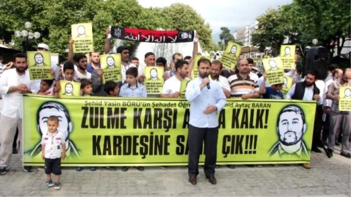 Aytaç Baran\'ın Öldürülmesi Bursa\'da Protesto Edildi