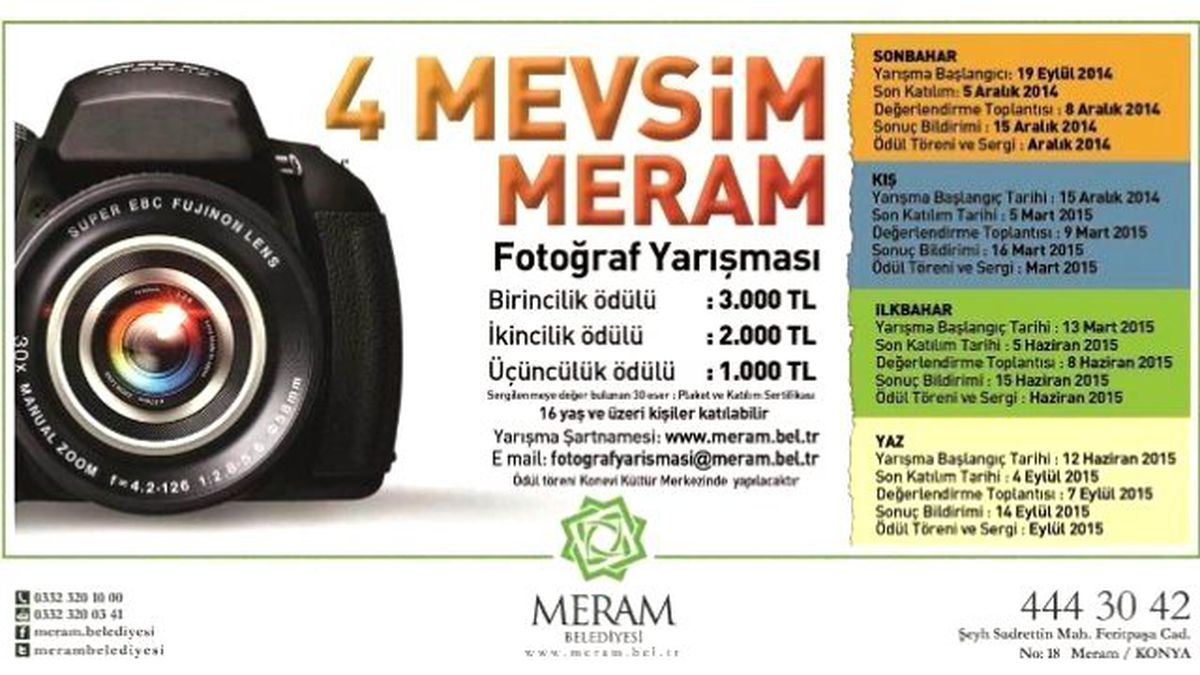 Meram\'da İlkbahar" Değerlendirmesi Yapıldı