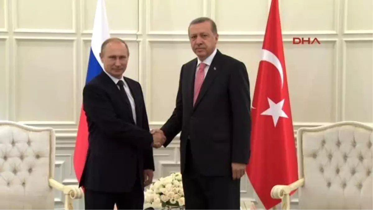 Cumhurbaşkanı Erdoğan Putin ile Görüştü