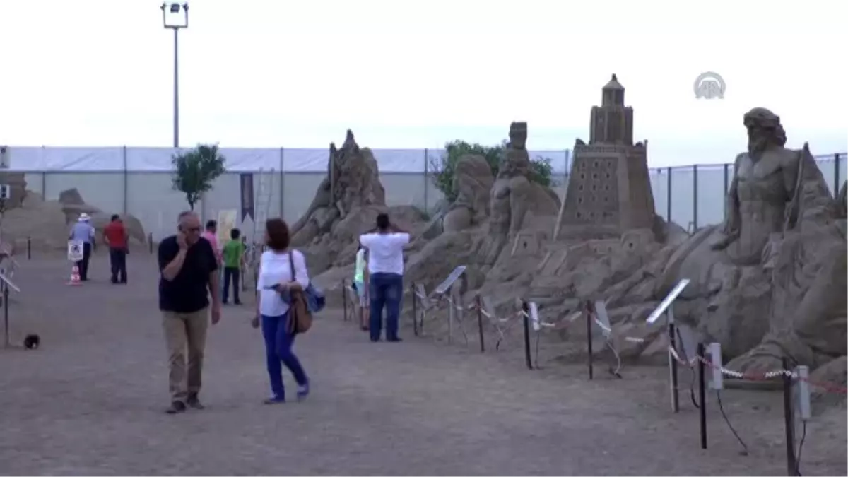 9. Uluslararası Antalya Kum Heykel Festivali Başladı
