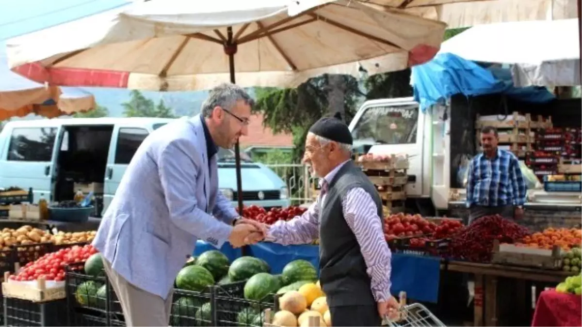 Başkan Güler\'den Pazar Ziyareti