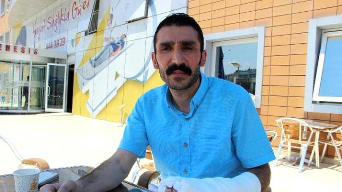 Polisi Kurtarmak İçin Kendi Acısını Unuttu