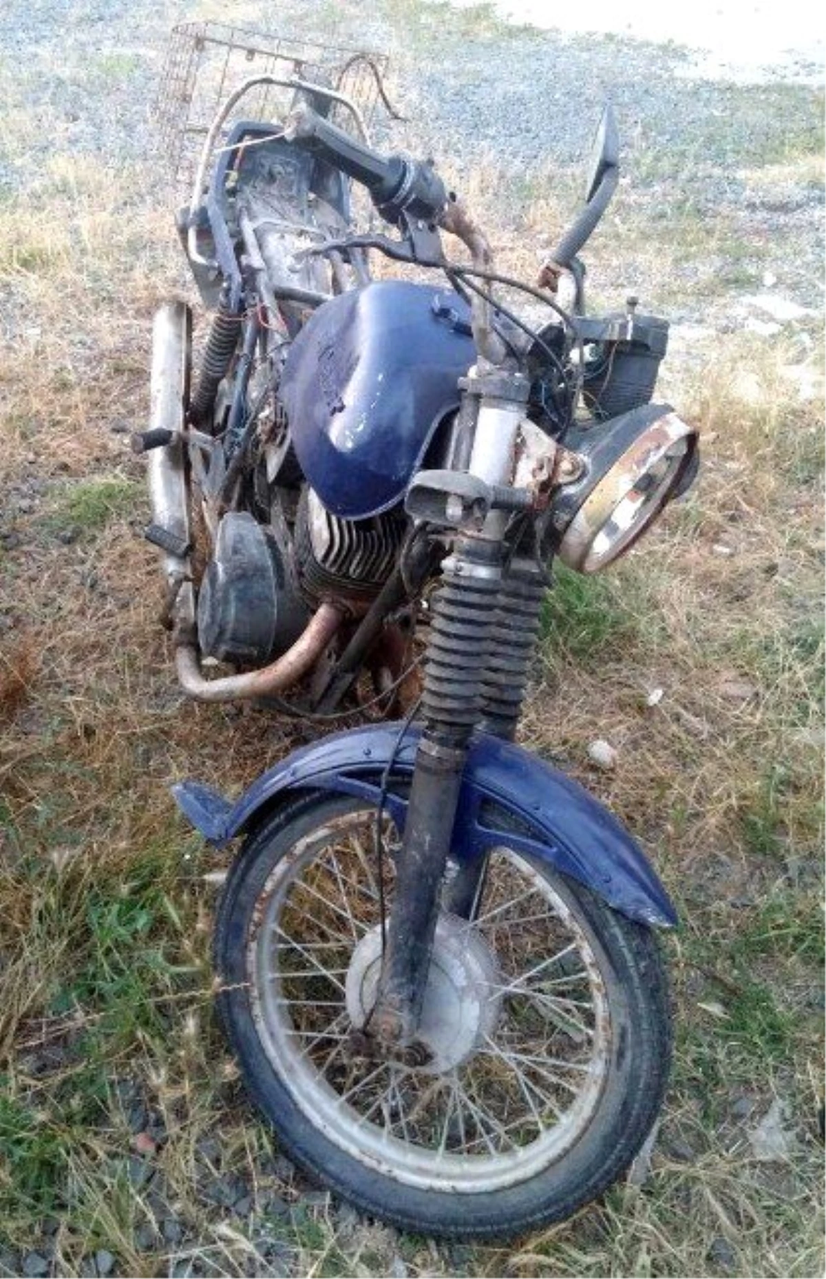 Tekirdağ\'da Motosiklet Takla Attı: 1 Yaralı