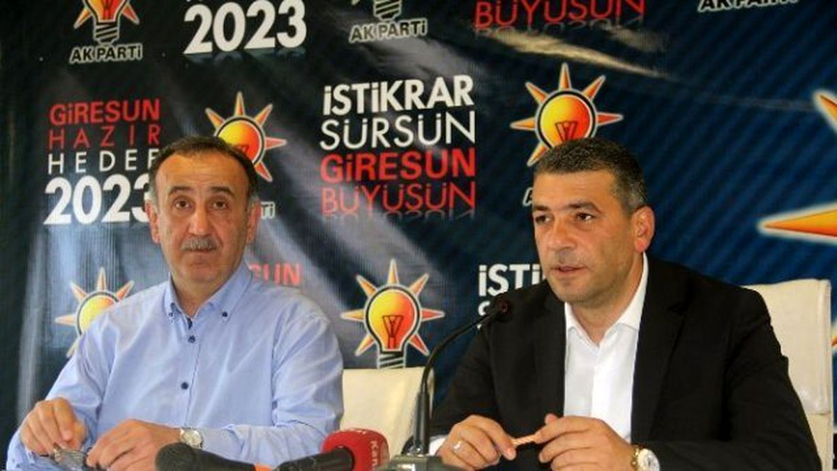 AK Parti Giresun İl Başkanı Hasan Ali Tütüncü Açıklaması