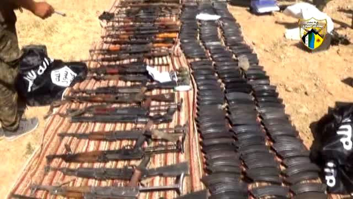IŞİD Tel Abyad\'tan Kaçarken Geride Çok Sayıda Mühimmat Bıraktı