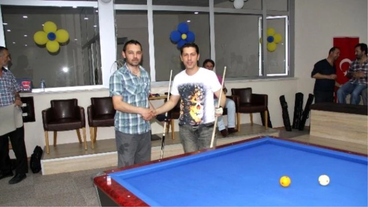 Akyazı Amatör Spor Kulüpleri Lokali 3 Bant Bilardo Açılış Turnuvası Yapıldı
