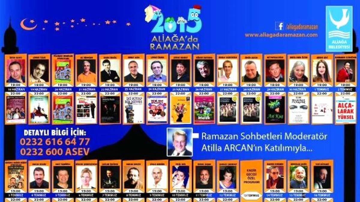 Aliağa Belediyesi\'nden Ramazan Ayına Özel Etkinlik Programı